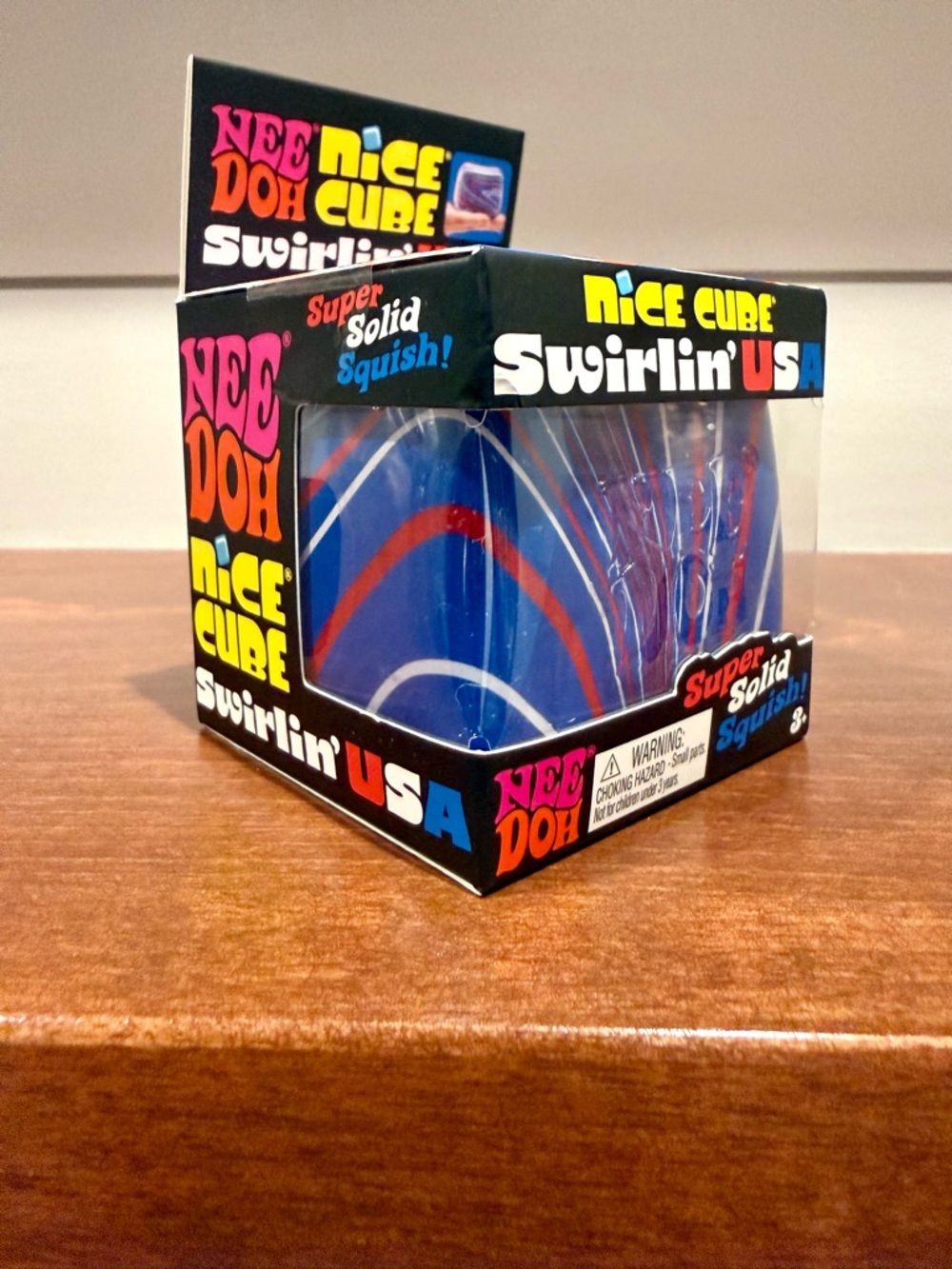 Nice Cube Swirlin' USA Super Solid Squish - Red, White & Blue 🇺🇸 - Picture 3 of 4